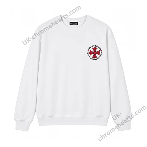 Chrome Heart Pink Cross Circle Sweatshirt